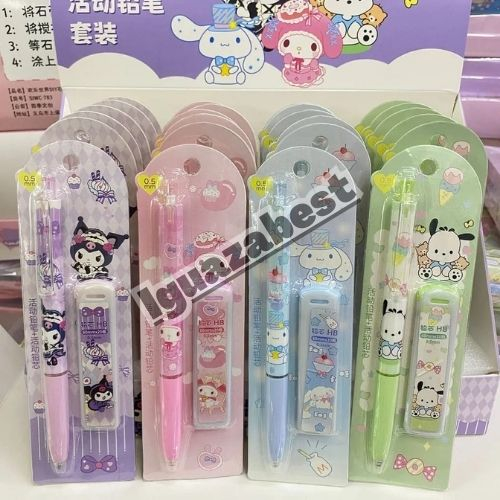 

Pensil Mekanik Set 0.5mm Karakter Lucu Mechanical Pencil Set 0.5mm Karakter Lucu