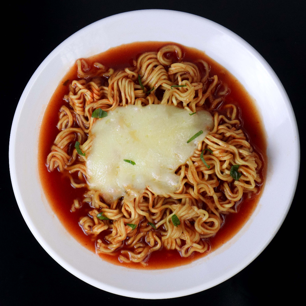 

Ramyeon instan Halal (130g) Ramyun Mie Korea Pedas Spicy Rabokki Ramen Toppoki Raboki Rabboki Tokpoki Topokki Topoki tteokbokki Mozarella Instan Ramyeon HALAL Rabokkiban Samyang Odeng Makanan Murah Jajan Korea Pedas Ringan Warcup Snack