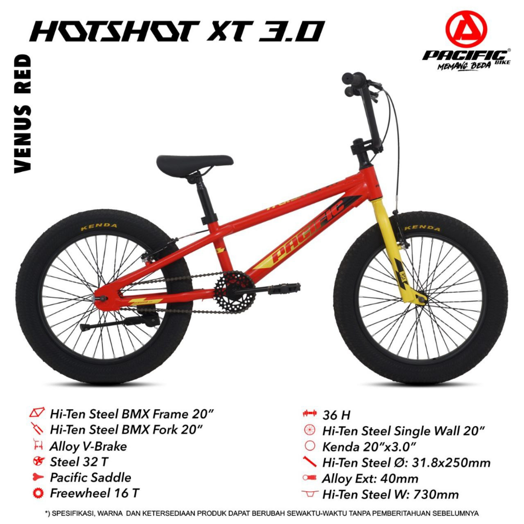 Sepeda BMX 20 Pacific Hotshot Xt 3.0
