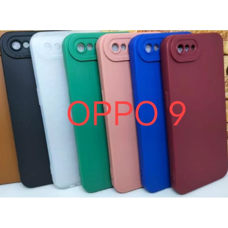 Silicon Square Edge OPPO F9 Kesing Macaron Polos Soft Case Tpu