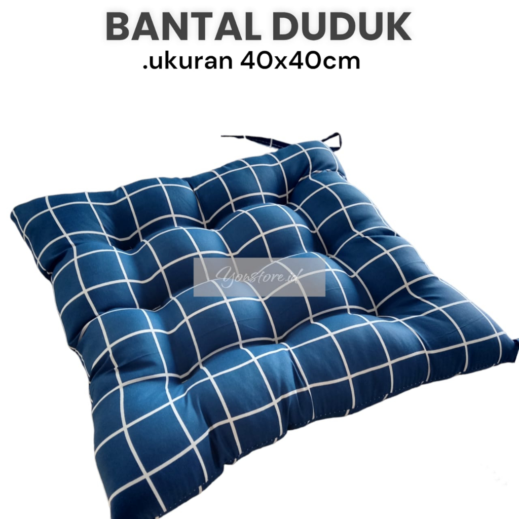Bantal duduk tebal Alas duduk alas sofa 40X40 cm Bantal Cafe bantal alas kursi bantal duduk lesehan 