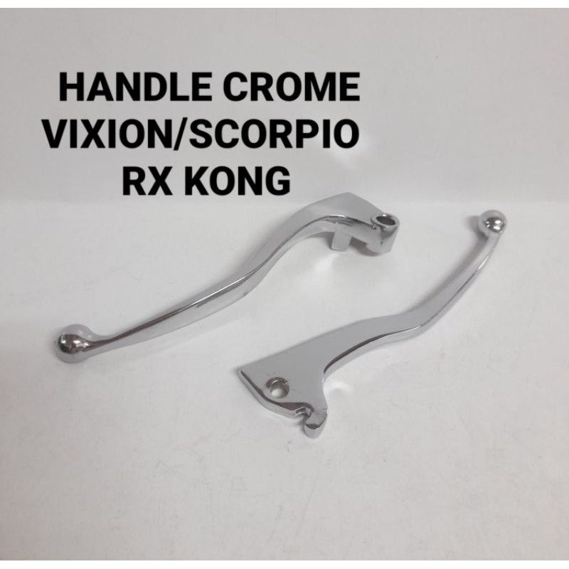 Handle Crome satu set Rx king vixion scorpio handle rem plus kopling