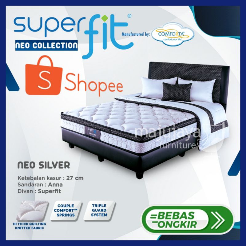 Kasur Springbed Comforta Superfit Neo Silver