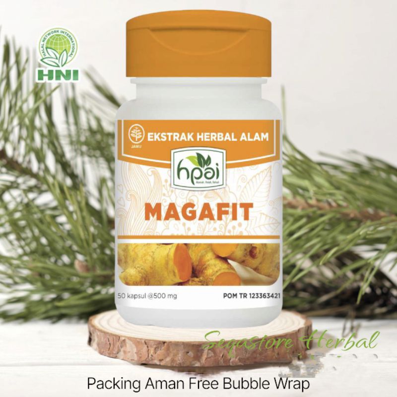 

Magafit HNI HPAI isi 50 kapsul Herbal untuk masalah asam lambung dan magh