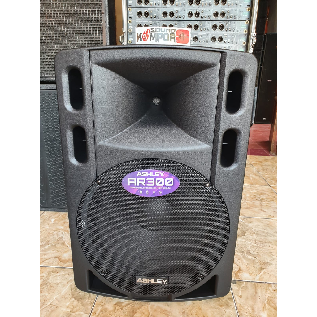SPEAKER AKTIF ASHLEY AR300 TERBARU 15 INCH ASHLEY AR 300 ORIGINAL