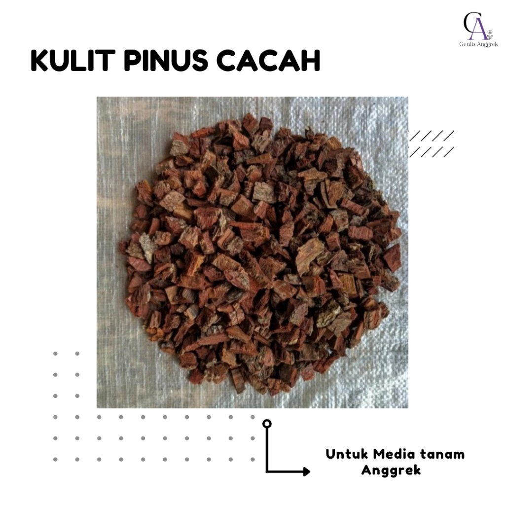 Media Tanam Anggrek Kulit Pinus Cacah
