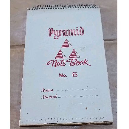 

Buku Tulis Catatan Note Book Jadul.