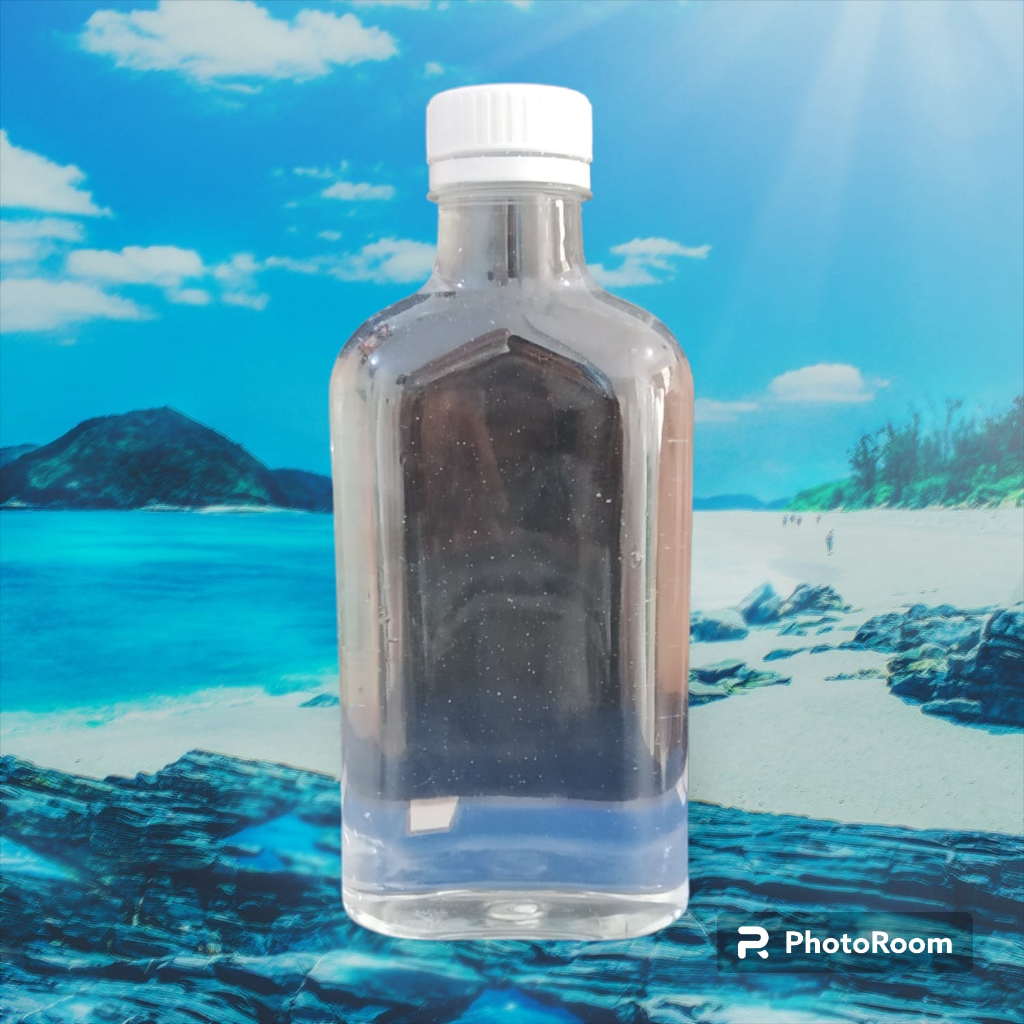 Botol Plastik 250 ml tutup LN / Botol Gepeng 250ml / Botol Madu 250ml / Botol Whizky 250ml / Botol K