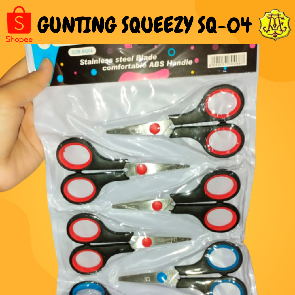 

GUNTING RENTENG SQUEEZY SCB-SQ04 ISI 12PCS