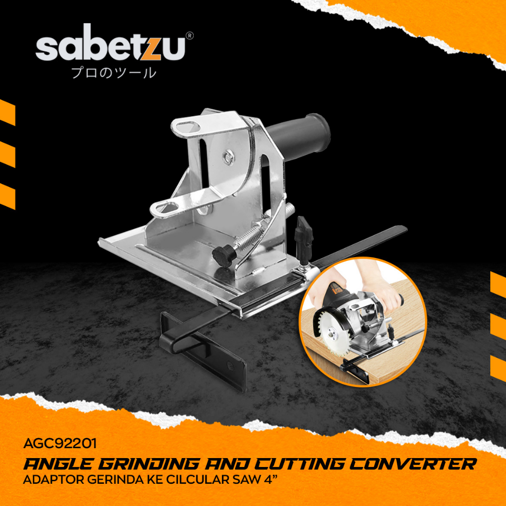 Dudukan Gerinda Circular Saw 4" SABETZU Adaptor Stand Gerinda Circular Saw 4 Inch Adapter Gerinda Du