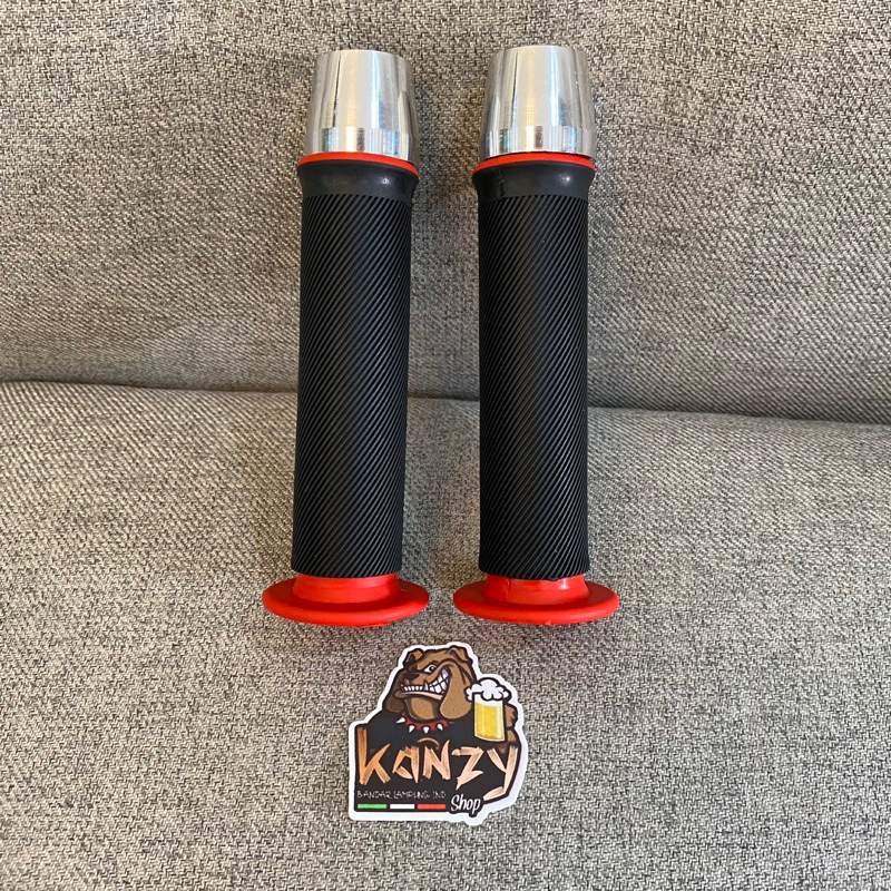 Hand grip bulu hg 66 + Jalu stang crom grip motor universal
