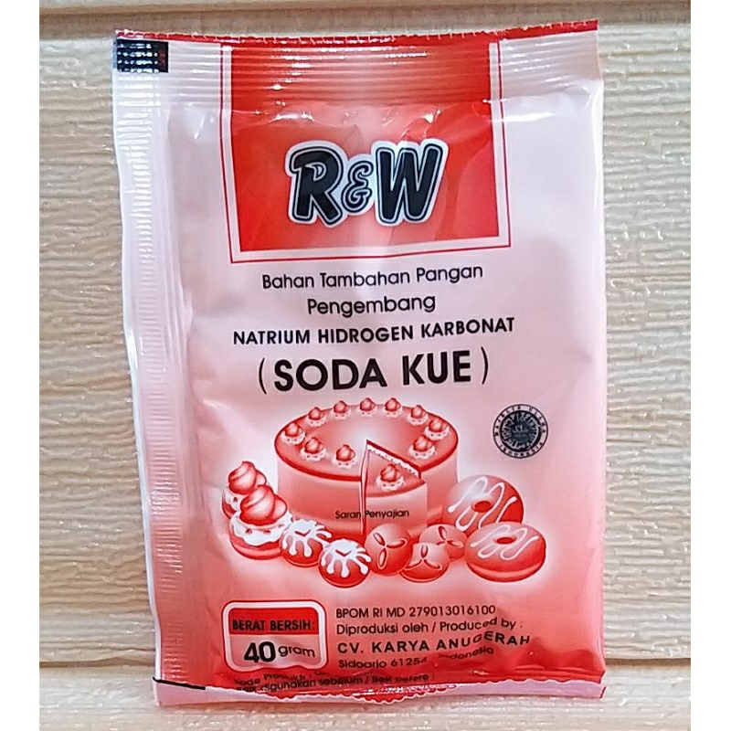 

R&W Soda Kue Sachet 40gr/ RW Baking Soda / Baking Soda RW