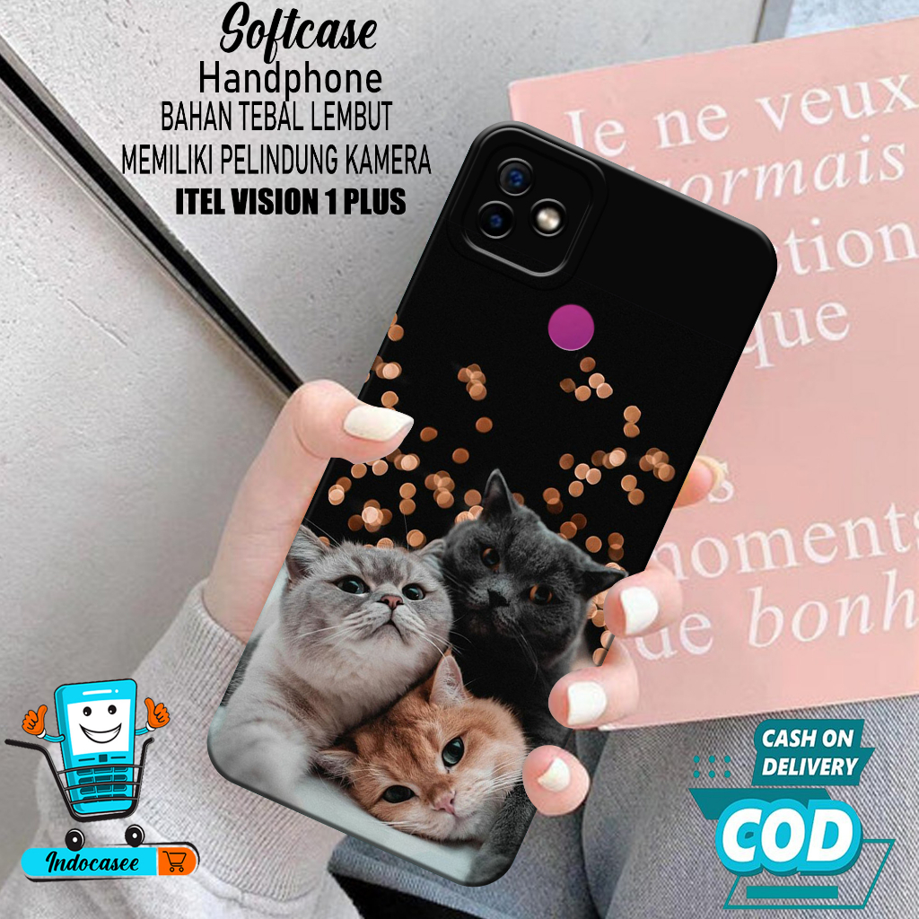 Case Hp Itel Vision 1 Plus - Softcase Itel Vision 1 Plus - Casing Itel Vision 1 Plus - Kesing Itel V