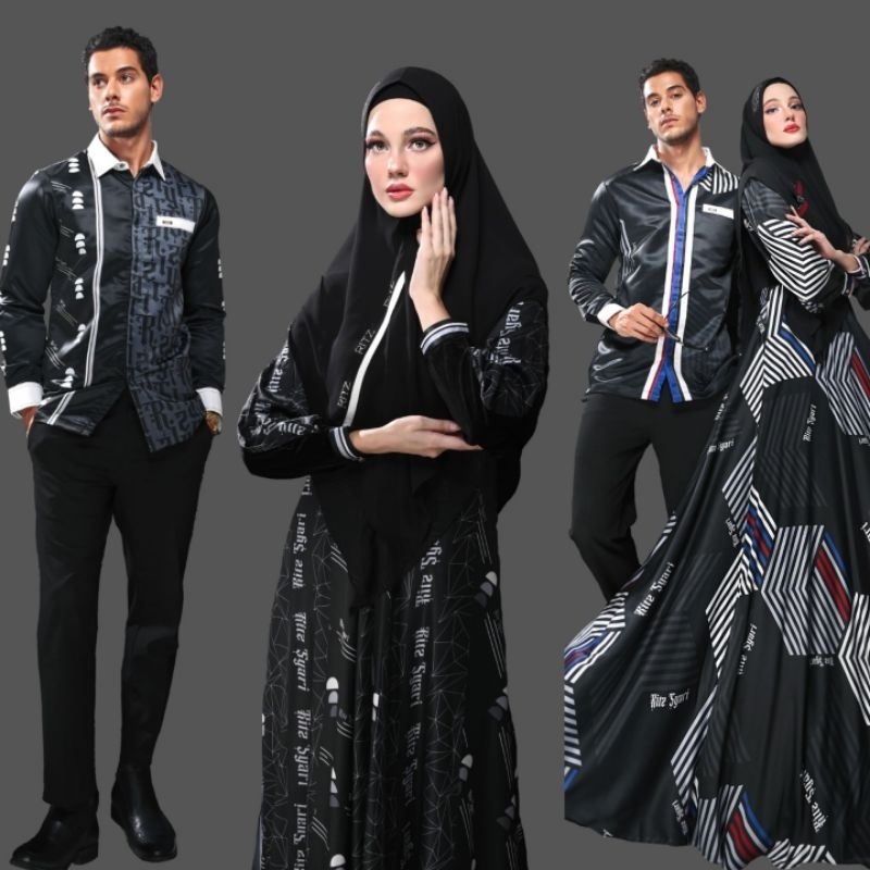 [RITZ SYAR'I] GAMIS SYARI TERBARU / DESS SET MEWAH ORIGINAL " HAWA - UMROH SERIES " by Ritz Syari i