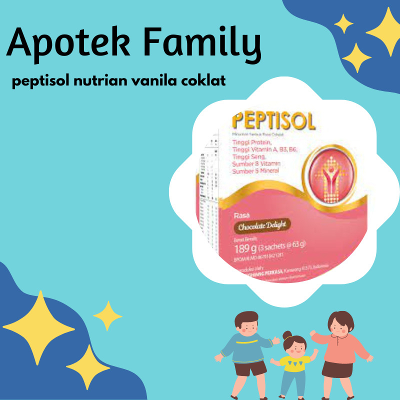 

peptisol nutrian vanila coklat