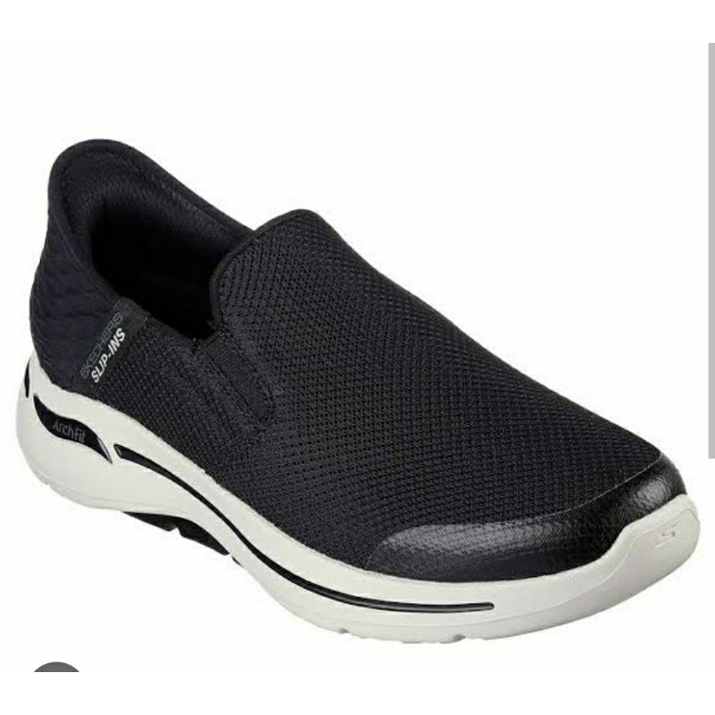 SKECHERS GO WALK ARCH FIT HANDS FREE BLACK MEN SIZE 41 ONLY SLIP ON ORIGINAL BY SPORT STATION