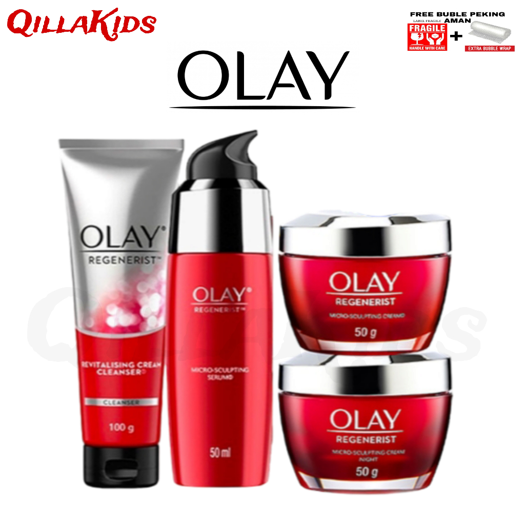 Olay Regenerist Day Cream 50g/ Night Cream 50g/ Serum 50ml/ Cleanser 100ml