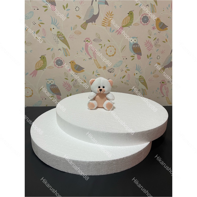 Dummy Gabus Cake/Kue Bulat/Dummy Styrofoam/Wedding Cake Styrofoam