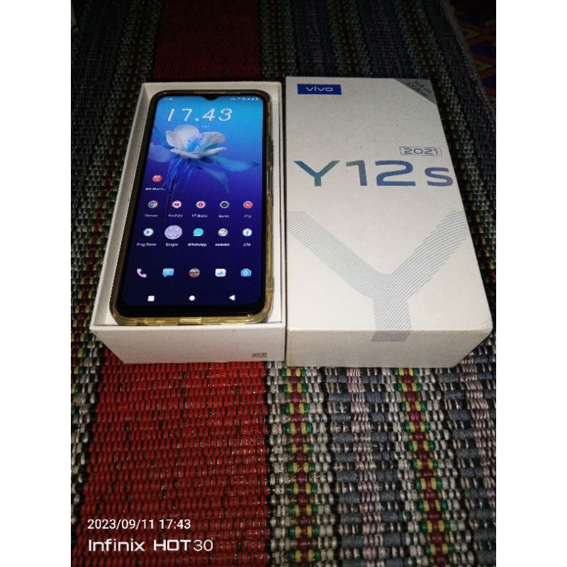 HP SECOND VIVO Y12s 2021 FULLSET ORIGINAL