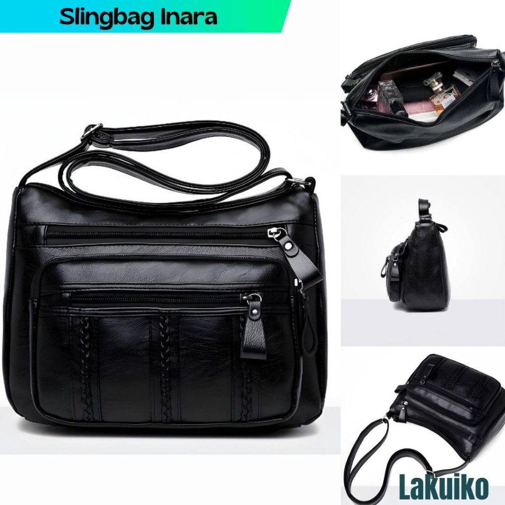 Tas Slingbag inara - Inara SlingBag Material Kulit Sintetis Import inara sling bag