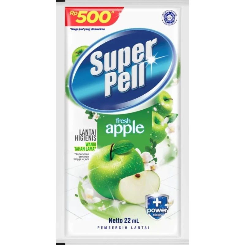 Super Pell Pembersih Lantai 20ml 1 renceng isi 12 sachet