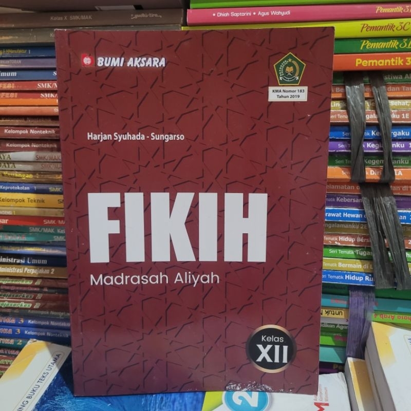 BUKU BEKAS BUMI AKSARA - FIKIH KELAS 3 MA KMA 2019