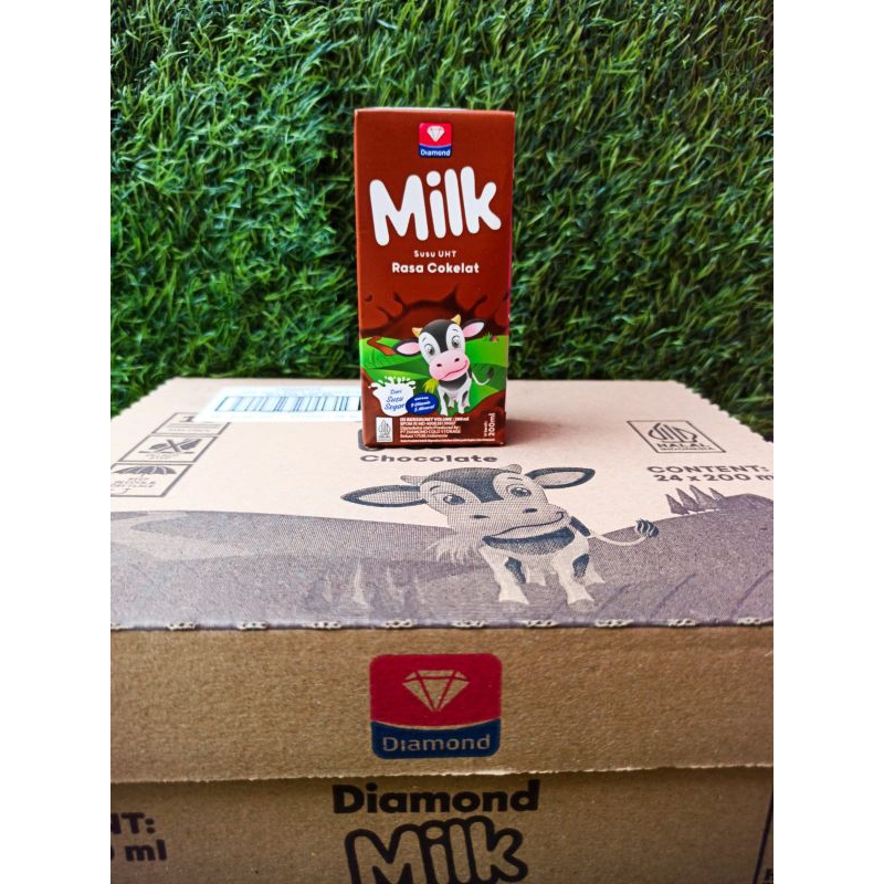 

Diamond Milk UHT Rasa Cokelat/Susu UHT 200ml x 24pcs (1 karton)