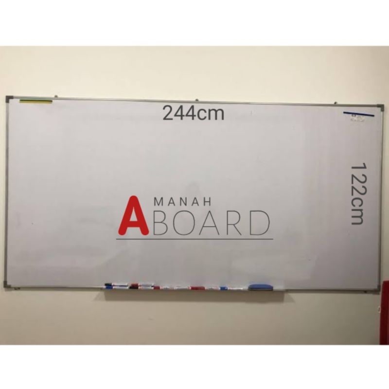 

Whiteboard Gantung kantor dan sekolah ukuran 120x240 gratis ongkir