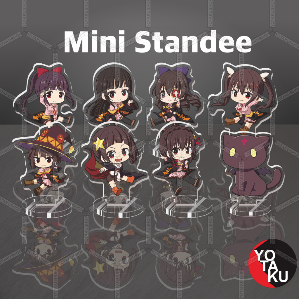Mini Standee Figure Anime Akrilik Konosuba Seri 2 Megumin Komekko YOTAKUSHOP