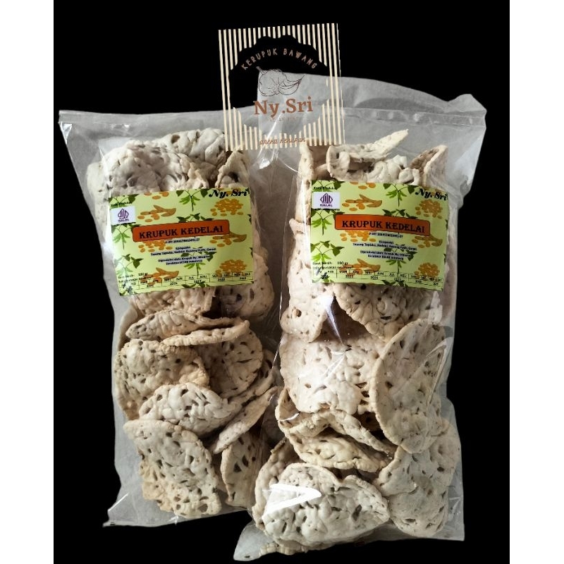 

Krupuk Kedelai cap NY. SRI 100 gram