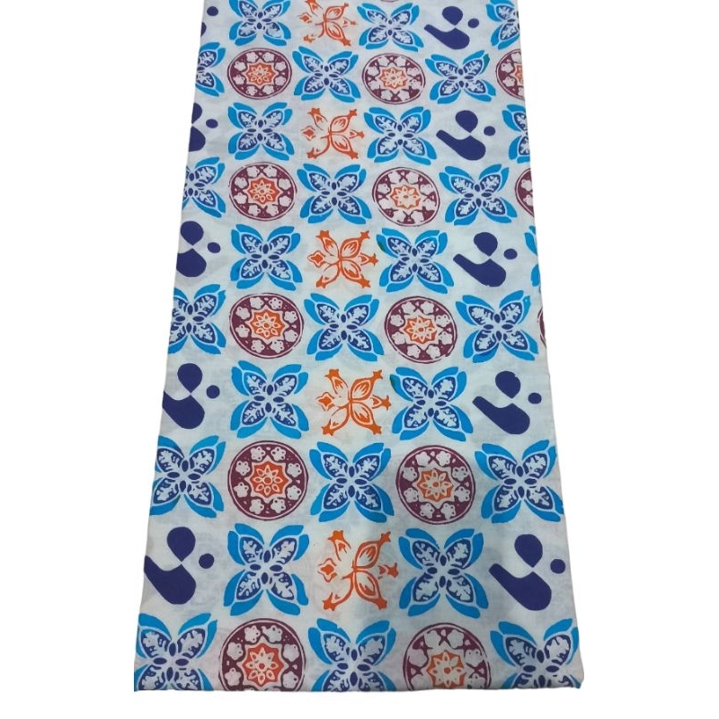 Kain Batik BKKBN Bangga KENCANA Keluarga Berencana Biru