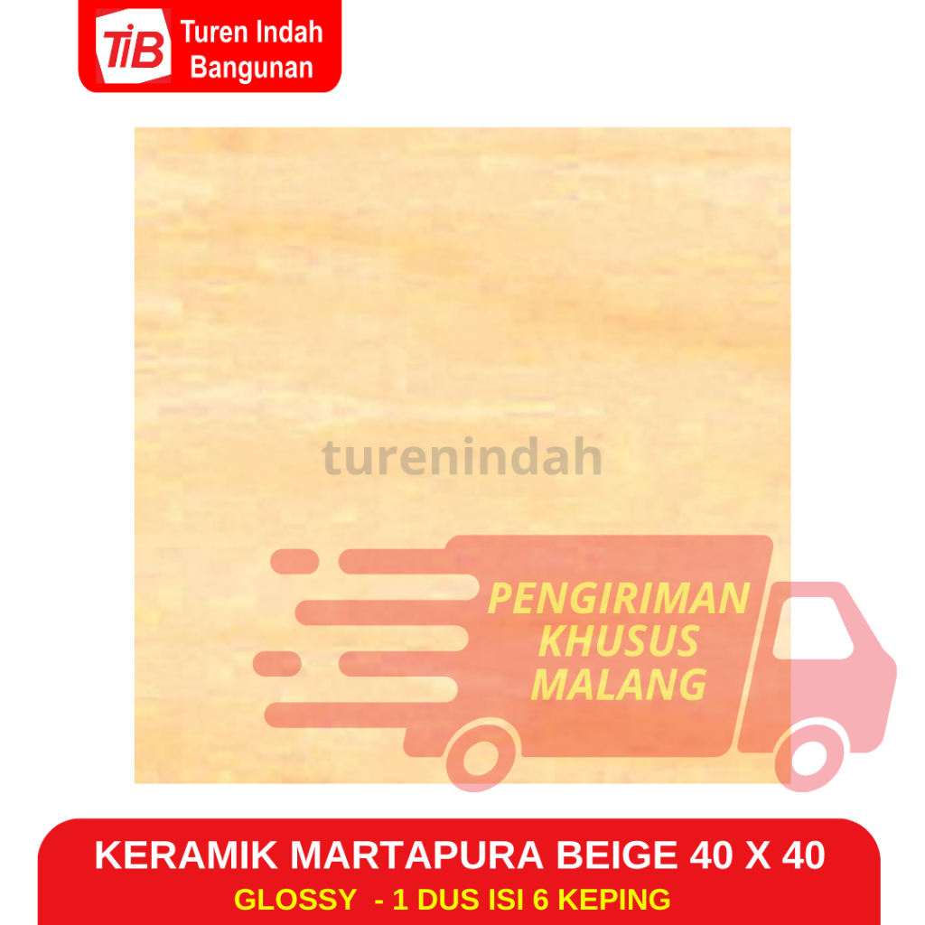 KERAMIK MARTAPURA BEIGE 40X40 - KERAMIK LANTAI - KERAMIK 40 X 40 - KERAMIK LANTAI ANTI LICIN - KERAM