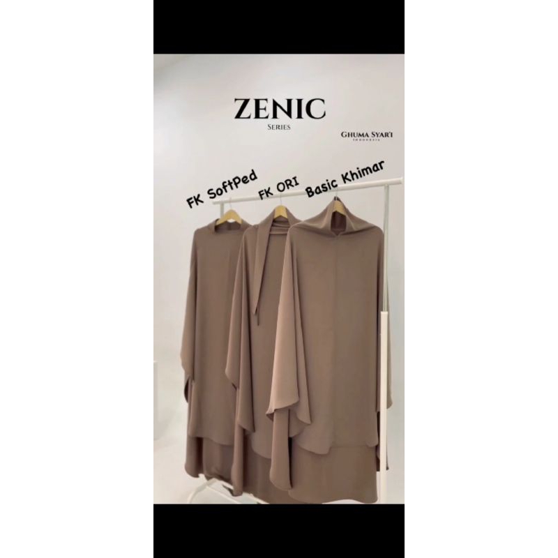 Basic Khimar Zenix Series Ghuma Syari