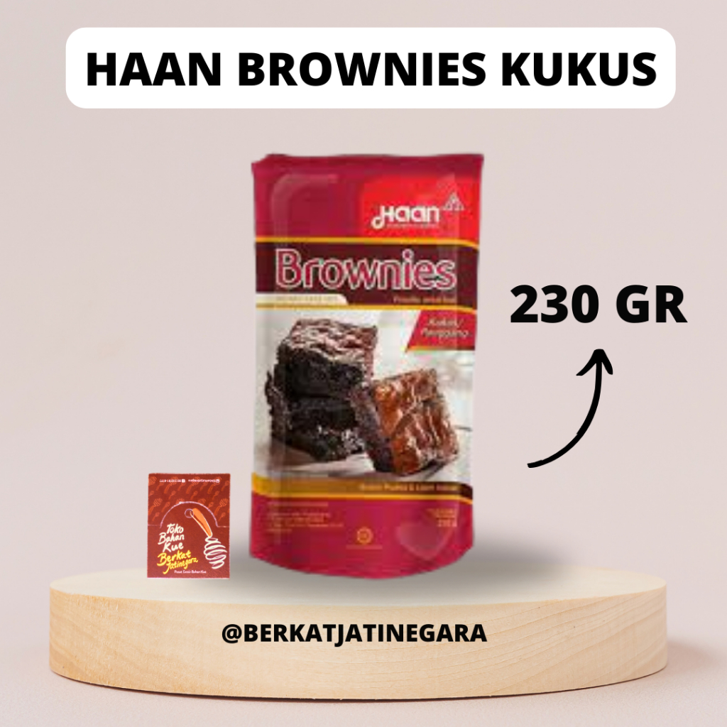 

HAAN BROWNIES KUKUS POUCH 230 GRAM