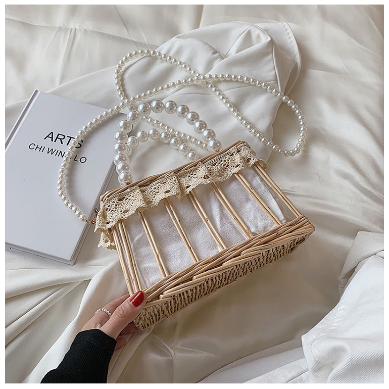 Terlaris tas rotan bali tas pantai selempang lucu