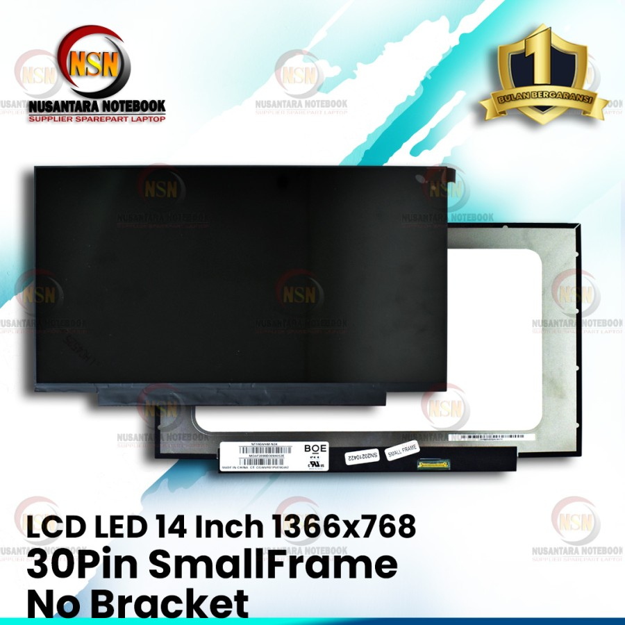 Led Lcd Laptop NV140FHM-N3B NV140FHM-N4B Full HD No Bracket