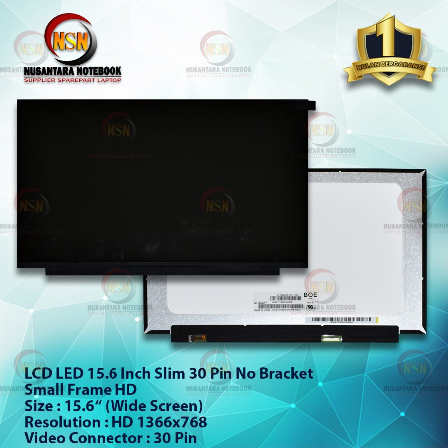 Led Lcd Laptop Asus A507 A507A A507U 15.6 Inc 30 Pin Series