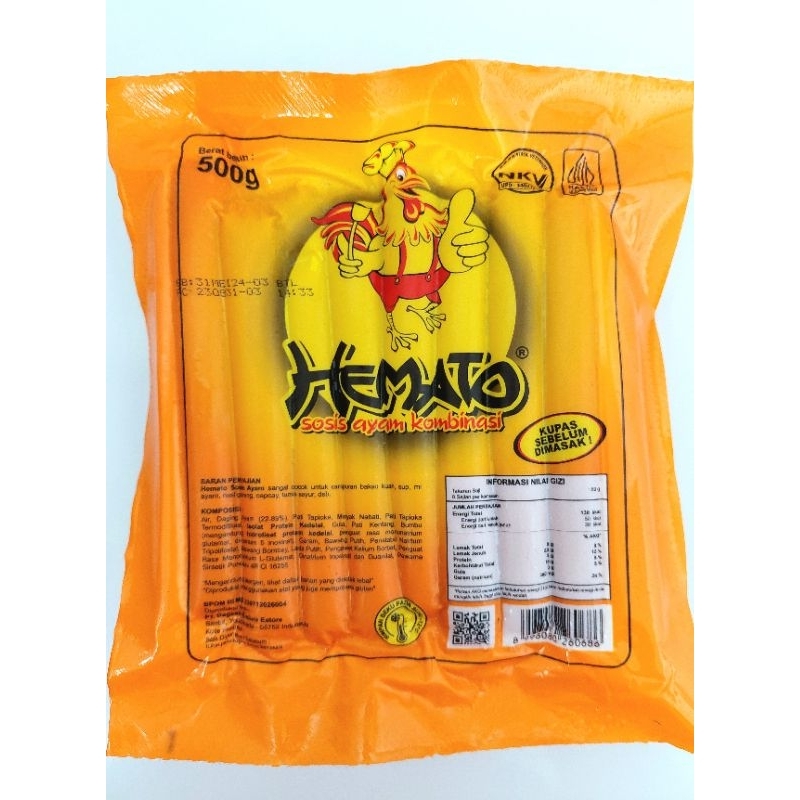 

Hemato Sosis Ayam 500 gram