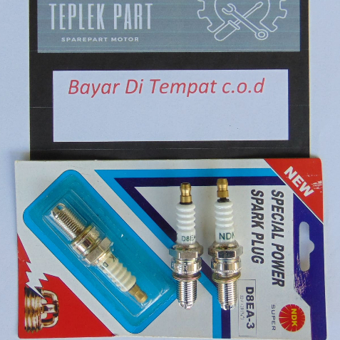 Teplekmotor/Busi Racing/Busi Ndk Kaki 3/Busi/Motor Tiger Megapro Gl Pro Scorpio/Spark Plug/Busi D8ea