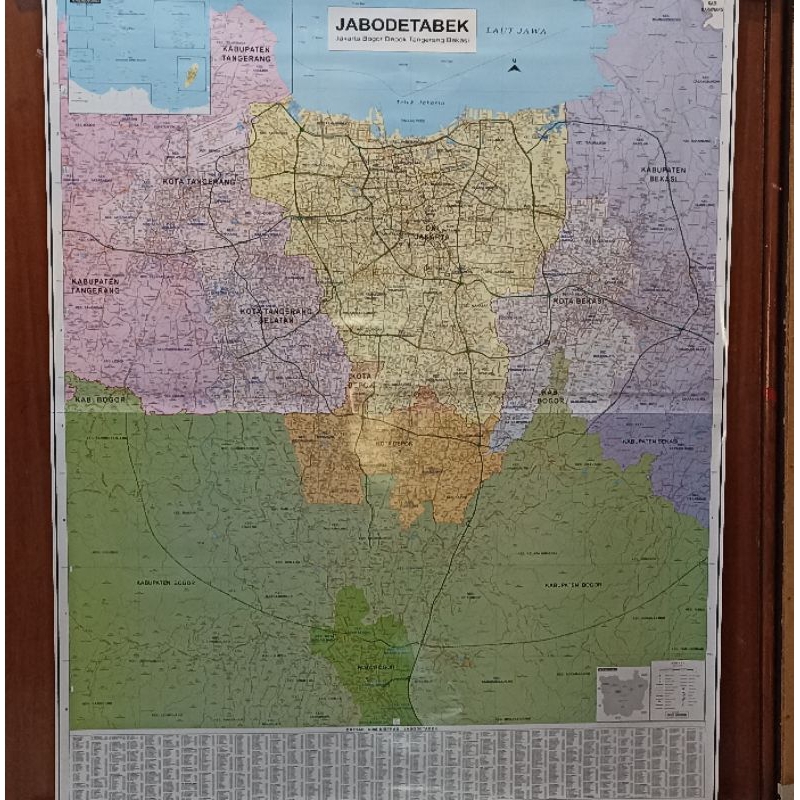 Peta Jabodetabek Lembaran