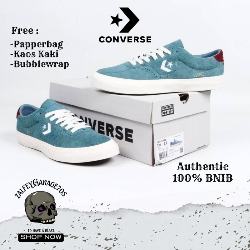 Sepatu Converse Louie Lopez Pro Ox Celestial Teal Original