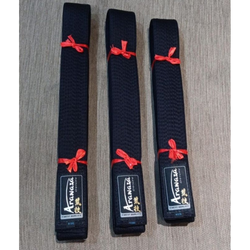Sabuk Hitam Arawaza Karate Original Black Belt Arawaza Terbaru 2025 Sabuk Hitam Karate