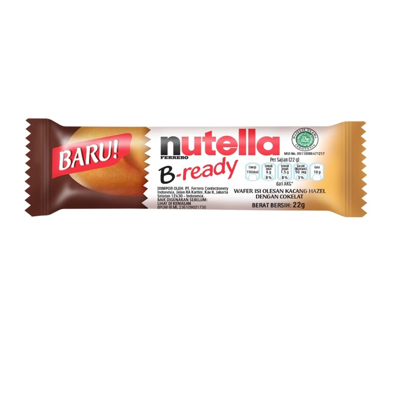 

NUTELLA B-READY Satuan 22gr