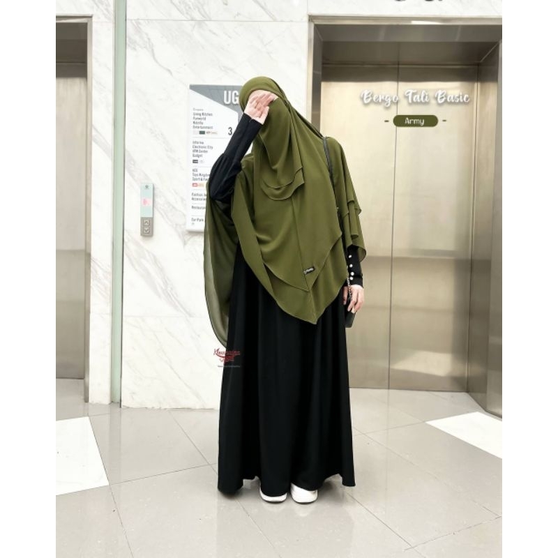 Bergo Tali Basic Daily //Bergo Tali Syar'i(Free Cadar) by Khumaira Syar'i