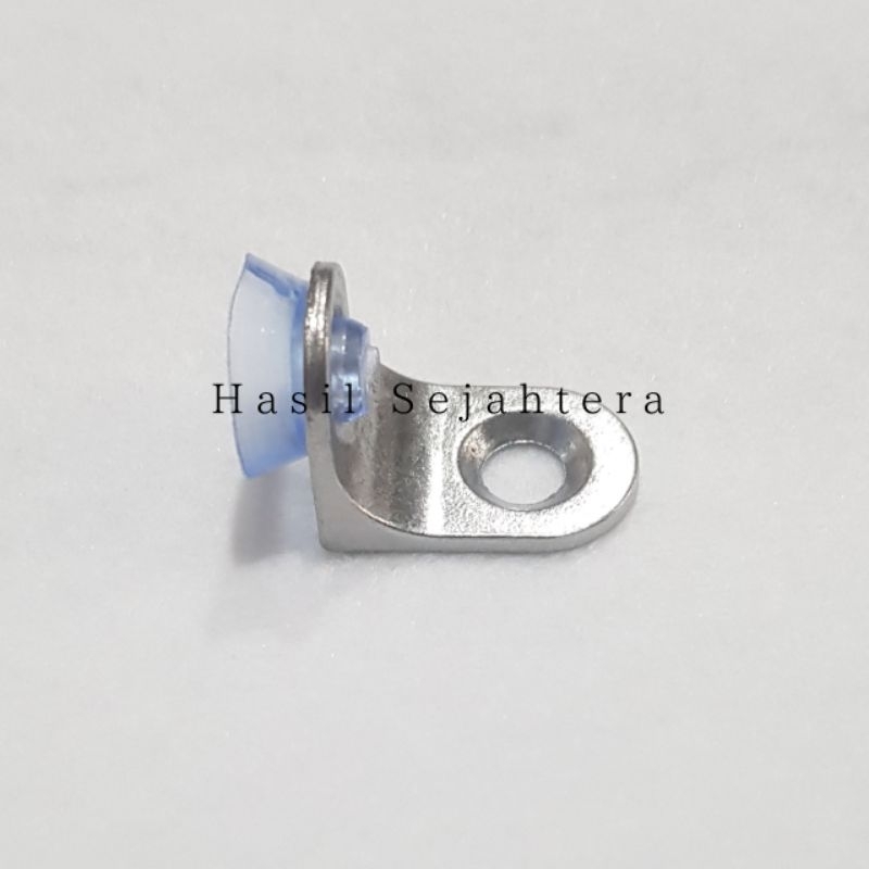 Ambalan Tebal Siku L Tatakan Kaca Stainless