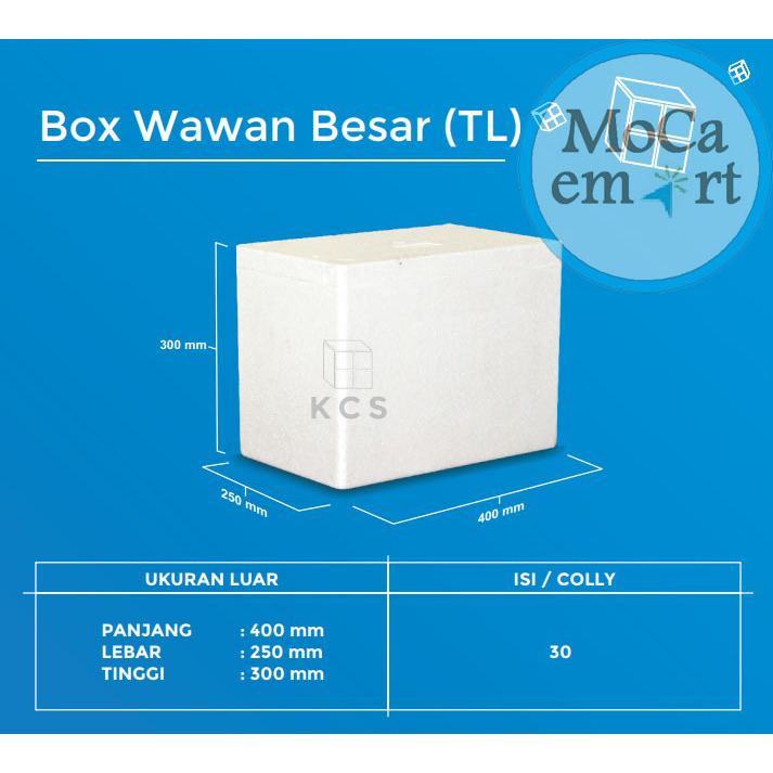 Sterofoam Box / Styrofoam Box Wawan Besar