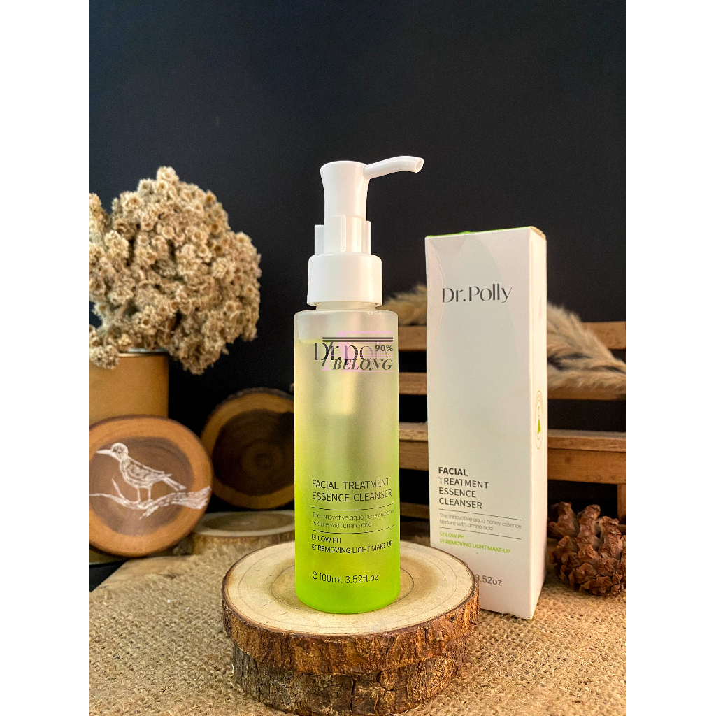 DR. POLLY FACIAL TREATMENT ESSENCE CLEANSER 100ML / Facial wash wajah