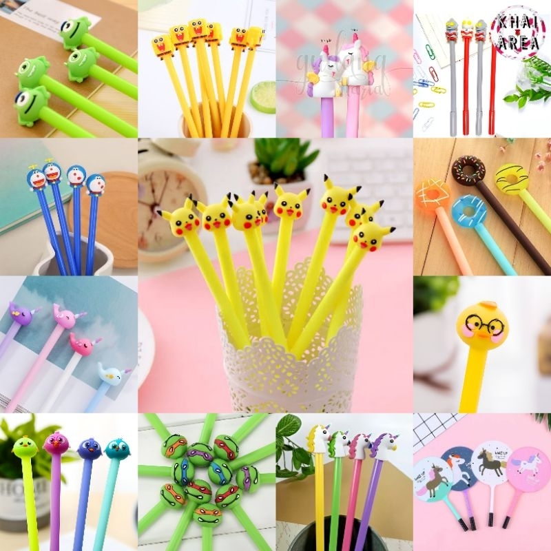 

PULPEN GEL KARAKTER KARTUN LUCU