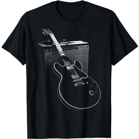 Kaos Legendary Blues Guitar and Amp T Shirt T-Shirt