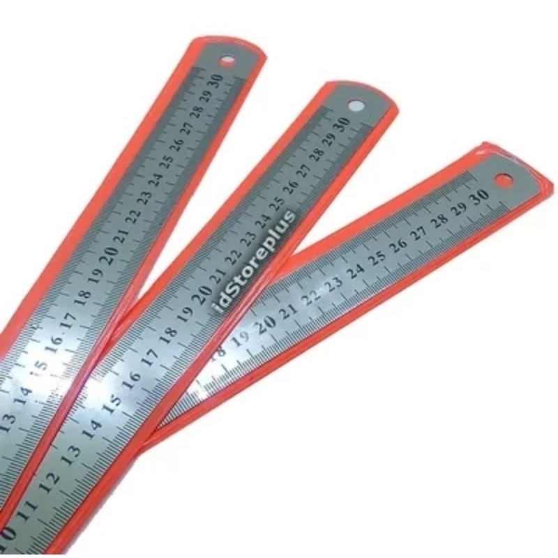 

Penggaris Besi 30cm Mistar Garisan Besi Penggaris Stainless Ruler 30cm